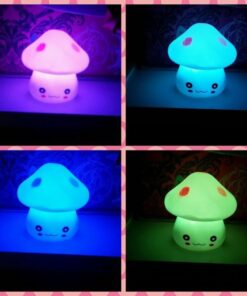 7 Color Romantic Mushroom Christmas LED Night Light Lamp Battery Party Decor ... Style1 54 5134 Ne06tL
