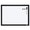 Quartet Magnetic Whiteboard, 17 x 23 inches White Board, Dry Erase Board, Black Frame (MWDW1723M-BK) 16 5136xes bL