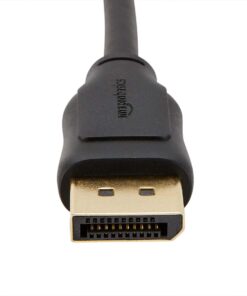 Amazon Basics DisplayPort to DisplayPort 1.2 Cable with 4K@60Hz, 2K@165Hz, 2K@144Hz Video Resolution - 3 Feet, for Personal Computer 1-Pack 15 513AMiPWJLL