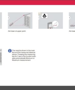 Leica 838725 DISTO D2 New 330ft Laser Distance Measure with Bluetooth 4.0, Black/Red, 1.7 x 1 x 4.6 inches 31 513F8M6TTRL