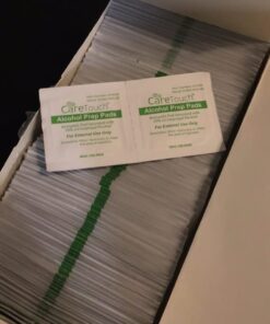 Care Touch Alcohol Wipes Individually Wrapped - Prep Pads with 70% Isopropyl Alcohol, Great for Home, Medical & First Aid Kits Sterilized, Antiseptic 2-Ply Swabs 400 Count 400 Count (Pack of 1) 40 513J86HWQnL