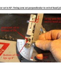 Granberg Chainsaw Sharpener, G106B - Easy File-N-Joint Bar Mounted Guide System - Best Chain Saw Blade Teeth Grinder Sharpening Tool Set - Portable Filing Hand Attachment Sharpen File Accessories Kit Chain Saw Sharpener 37 513Mo6s3QVL