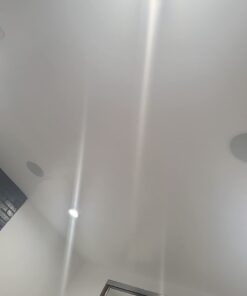 Polk Audio RC80i 2-way Premium In-Ceiling 8" Round Speakers, Set of 2 Perfect for Damp and Humid Indoor/Outdoor Placement - Bath, Kitchen, Covered Porches (White, Paintable-Grille) RC80i, 8 Inch 39 513NWRQbPL