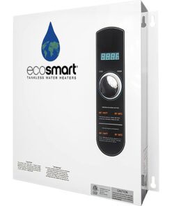 EcoSmart ECO 27 Tankless Water Heater, Electric, 27-kW - Quantity 1, 17 x 17 x 3.5 39 513OGQhParS