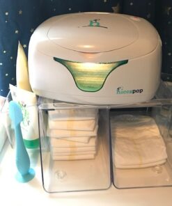hiccapop Baby Wipe Warmer and Baby Wet Wipes Dispenser | Baby Wipes Warmer for Babies | Diaper Wipe Warmer with Changing Light | Newborn Essentials White 1 Count (Pack of 1) 38 513OZPXnfEL