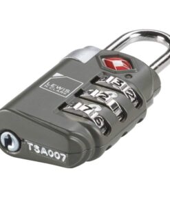 TSA-Accepted Luggage Locks with TravelSentry: 3-Dial Combination Lock + 48" Coated Steel Cable, the Smartest Safety Lock on the Market - Grey One Size 12 513QHtMuL