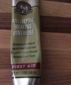 Brave Soldier Antiseptic Healing Ointment - Best Wound Care & Skin Repair Cream with Tea Tree Oil - First Aid Supplies for Burns, Wounds & More, 1 Ounce 60 513XnQdaevL