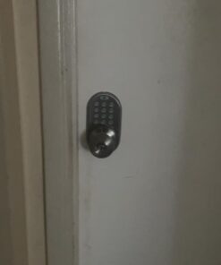 MiLocks TKK-02SN Tkk-Sn Digital Door Knob Lock with Electronic Keypad, Satin Nickel, Keypad, Keyless 24 513ZrfGieML