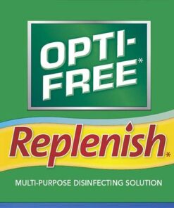 Opti-Free Replenish Multi-Purpose Disinfecting Solution with Lens Case, Twin Pack, 10-Fluid Ounces Each - 2 Count(Pack of 1) 26 513bye1nVKL