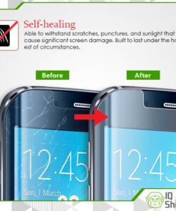 IQShield Matte Screen Protector Compatible with Samsung Galaxy S7 Anti-Glare Anti-Bubble TPU Film 27 513hNZ9xbwL