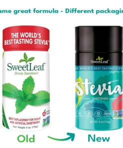 SweetLeaf Stevia Powder Shaker Jar - Stevia Extract Powder, Zero Calories, Zero Sugar, Non-GMO, Gluten-Free, Keto Friendly, Powdered Stevia Shaker - 4 Oz 4 Ounce (Pack of 1) 11 513lgjmJuaL
