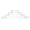 Source One Deluxe Acrylic 7 Tier Display Stand, Available in 3 Sizes Clear & Black (Small, Clear) Small 40 513obyoKXkL