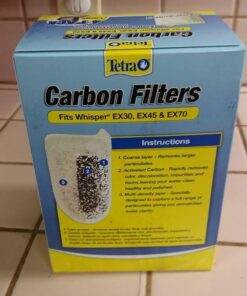 Tetra Carbon Filters for Aquariums, Fits Whisper EX Filters, Cleans Aquarium Water, 4 Count 4-Count large 29 513ylCyeHL