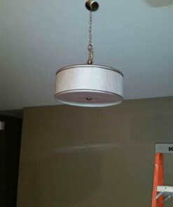 Kenroy Home Casual 3 Light Pendant ,20 Inch Height, 22 Inch Diameter with Brushed Steel Finish Modern 23 513zP7mkLL