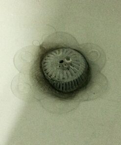 SlipX Solutions Stop-A-Clog Drain Protectors Trap Hair, 2 Hair Catchers Per Package (Plastic, 5 inch Diameter, Clear) 24 5140UJemsL