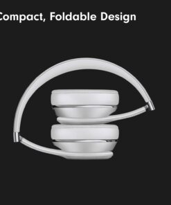 Beats Solo3 Wireless On-Ear Headphones - Apple W1 Headphone Chip, Class 1 Bluetooth, 40 Hours of Listening Time, Built-in Microphone - Silver (Latest Model) Without AppleCare+ 23 514CPTHHtvL