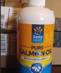 Wild Alaskan Salmon Oil for Dogs & Cats - Omega 3 Skin & Coat Support - Liquid Food Supplement for Pets - Natural EPA + DHA Fatty Acids for Joint Function, Immune & Heart Health 16 Fl Oz 16 Fl Oz (Pack of 1) 43 514D VeMvVL