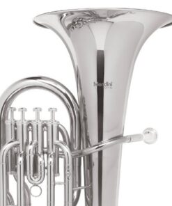 Mendini by CECILIO MEP-N Nickel Plated B Flat Euphonium with Stainless Steel Pistons 13 514DWHAz65L