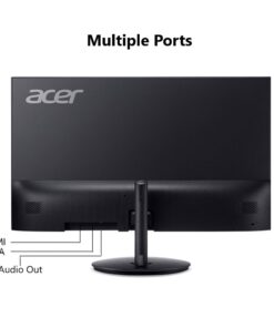 Acer SH242Y Ebmihx 23.8" FHD 1920x1080 Home Office Ultra-Thin IPS Computer Monitor AMD FreeSync 100Hz Zero Frame Height/Swivel/Tilt Adjustable Stand Built-in Speakers HDMI 1.4 & VGA Port 23.8-inch 40 514EIjl9tOL