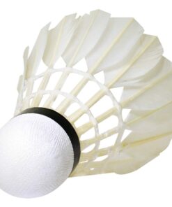 WISH Duck Feather Badminton Shuttlecocks – 12 Pack Tube of Durable Duck Feather Badminton Shuttlecocks – Feather Badminton Birdie for Indoor and Outdoor Play White 10 514F61eJkGL