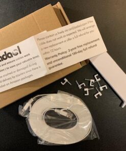 Cat 6 Ethernet Cable 15 ft, Outdoor&Indoor 10Gbps Support Cat7 Network, Flat Internet RJ45 LAN Patch Cords, Solid Cat6 High Speed Computer Wire with Clips for Router, Modem, PS4/5, Xbox, Gaming, White 15ft 33 514QtibUMNL