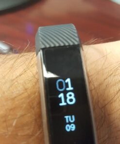 IQShield Screen Protector Compatible with Fitbit Alta HR (2017,Alta 2016,Ace 2018)(6-Pack) Anti-Bubble Clear TPU Film 1.38 INCH 38 514VfdgO0L