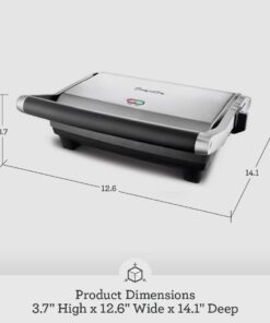 Breville Duo 1500-Watt Nonstick Panini Press, Silver 33 514i0fgmszL