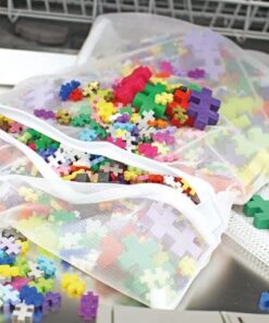 PLUS PLUS - Open Play Set - 600 Piece - Neon Color Mix, Construction Building Stem Toy, Interlocking Mini Puzzle Blocks for Kids Single 31 514kHDBUqtL