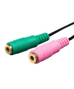 Headset Buddy PC Dual 3.5mm to RJ9/RJ10 Headset Phone Adapter - Compatible with Cisco 5 514kRGoLiL