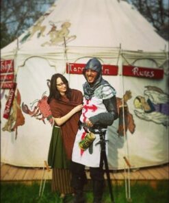 Ellie Shoes Men's 1" Heel Knee High Pirate with Buckle décor Boots Sizes Small Blkp 7 514lfSL6pgL