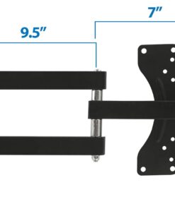 Mount-It! Full Motion TV Wall Mount With Articulating Arm | Tilt, Swivel, and Rotation Motion Mount | Flat Screen Bracket for 23-55” | VESA Compatible up to 400x400 | 66 lbs Capacity 24 514nPBziL7L