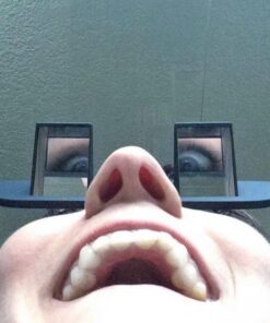 Flammi Lazy Glasses Prism Glasses Horizontal Spectacles Lie Down for Reading/Watching TV 27 514o9naFWZL