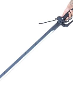 Armory Replicas™ - Titan Attack Kirito's Elucidator Foam Sword - Shingeki no Kyojin Fantasy Foam Sword for LARP - Ideal for LARP, Halloween Costumes, Cosplay PACK 2 with SHEATH BLACK with GREY SWORD SET with SHEATH 10 514r7fwE7QL 1