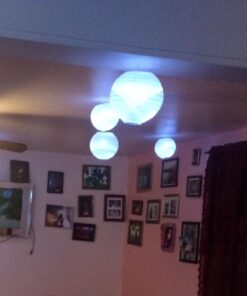 HOSL Mini Led Balloon Lights 60PCS Small Lantern Lights for Balloons, Paper Lanterns, Craft, Halloween, Wedding, Party Decorations String Lights Battery Operated (White, Non-Blinking) White, Non-Blinking 37 514rjTTCATL