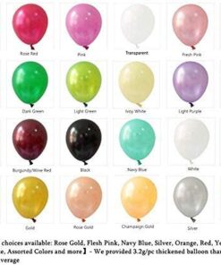 Elecrainbow 12 Inches 320 Grams Thickened White Balloons,White Party Supplies for Birthday Wedding Baby Shower Graduation Anniversary Memorial Day,100 Count 30 514tnGxju2L