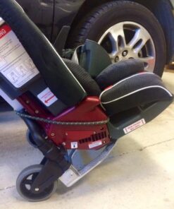 Magna Cart Personal 150 Pound Capacity Aluminum Folding Hand Truck with Telescopic Handle and Foldable Wheels for Industrial, Black and Red Black/Red 51 514uFAvoawL