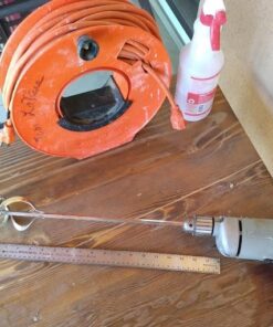 Edward Tools Paint and Mud Mixer for drill in 1 to 5 gallon buckets - Fits all standard drills - Zinc plated steel - Reinforced weld - Hex head for non slip - Easy to clean - Paint mixer attachment 19 514xsEyopNL