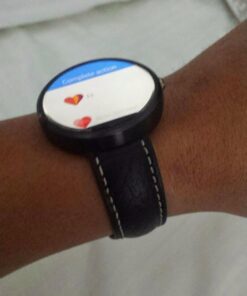 Hadley-Roma MS-906 Men's Genuine Leather Watch Band Black 22mm 20 514yD8gFHvL