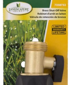 Mintcraft GB9111A3L Brass Garden Hose Shut Off 12 5151J2B114L