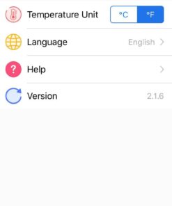 Inkbird Thermometer and Hygrometer Smart Sensor Data Logger with Waterproof External Probe Magnet Alert for Android and iOS Used for Food Storage Brewing Reptiles Instrument IBS-TH1. IBS-TH1+Probe. 43 5152G2mC3fL