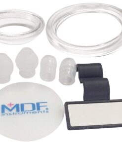 MDF® Dual Head Lightweight Stethoscope - All Black (MDF747-BO) Black (Blackout) 24 51560PKCpL