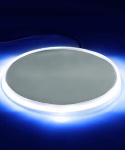 Alternative view of iJDMTOY Compatible With BMW Front Hood or Rear Trunk Lid, Ultra Blue 3.25-Inch 82mm Roundel LED Emblem Background Illumination Lighting Kit