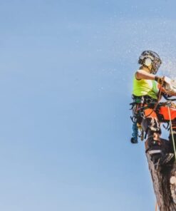 Husqvarna Technical Apron Wrap Chainsaw Chaps 36- to 38-Inch, Chainsaw Safety Equipment with 5 Layers, Adjustable Belt and Gear Pocket, Orange 36-38 In. Orange/Gray Tech. 32 5159XHBwlfL