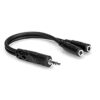 Hosa YMM-232 3.5 mm TRS to Dual 3.5 mm TRSF Y Cable 3.5mm TRS to Dual 3.5mm TRSF 11 515B1Sa1gVL
