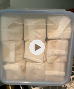 Vtopmart Large Food Storage Containers 5.2L / 176oz, 4 Pieces BPA Free Plastic Airtight Food Storage Canisters for Flour, Sugar, Baking Supplies, with 4 Measuring Cups and 24 Labels, Blue 5.2L--4.7quart 43 515BW69D8TL