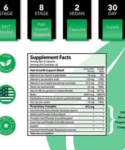 DHT Blocker Supplement & Hair Supplement - Hair Growth Vitamins for Women & Men - DHT Pills Hair Loss Treatments for Women with Saw Palmetto - Hair Regrowth Treatment 60 Count (Pack of 1) 23 515J6JLN4YL 2