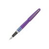 PILOT MR Retro Pop Collection Fountain Pen in Gift Box, Purple Barrel with Elipse Accent, Fine Point Stainless Steel Nib, Refillable Black Ink (91434) Indigo/Ellipse Fine Nib 26 515L31tmJIL