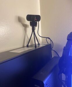 ToLuLu 1080P Webcam with Microphone, HD Webcam Web Camera with Tripod Stand, Widescreen USB Computer Camera, Streaming Mic Webcam for Online Calling/Conferencing, Zoom/Facetime/YouTube Laptop Desktop 56 515Mpu0TJBL