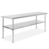 GRIDMANN Stainless Steel Work Table 60 x 30 Inches, NSF Commercial Kitchen Prep Table with Under Shelf for Restaurant and Home 60 in Long x 30 in Deep 4 515Nm5f8apL 1