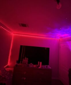 ZOZOO 100ft Led Lights for Bedroom(2 Rolls of 50ft), Smart RGB Led Strip Lights with 44-Key Remote & APP Control Music Sync with Color Changing for Home Party Festival Decoration 42 515QplG7OWL